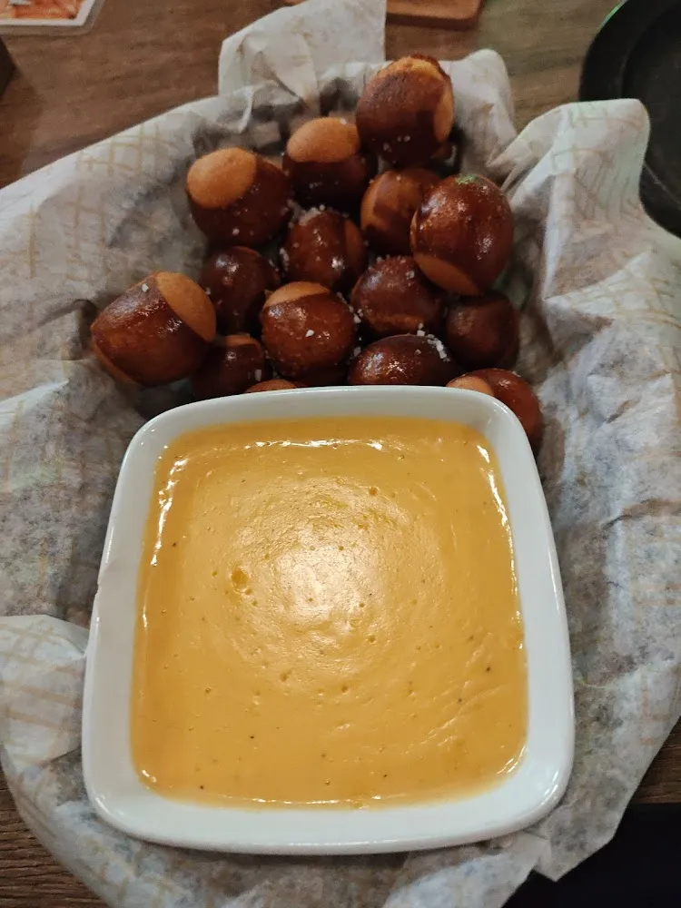 Pretzel Bites with Beer Cheese
